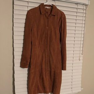 Vintage Tommy Hilfiger Long Sleeve Suede Jacket.